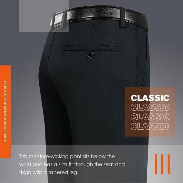 ✨Hot Sale 🔥 High Stretch Men's Classic Pants