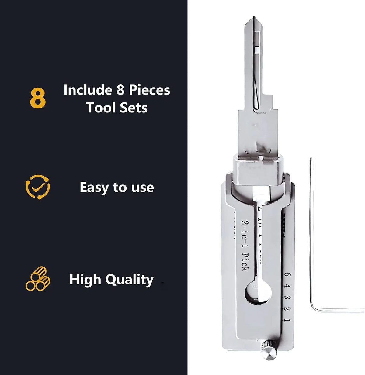 🔥HOT SALE🔥💥🏆Stainless Steel Master Key Decoder🔥 ⚒️
