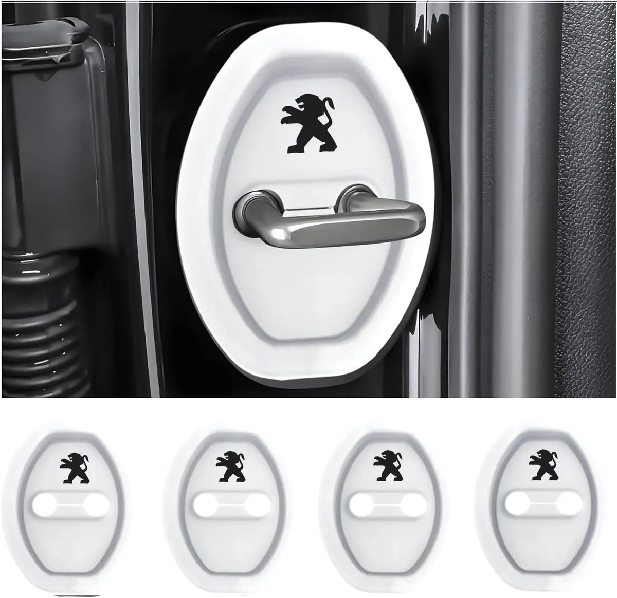 Eptchn Universal Silicone Car Door Covers Protector (4 PACK)