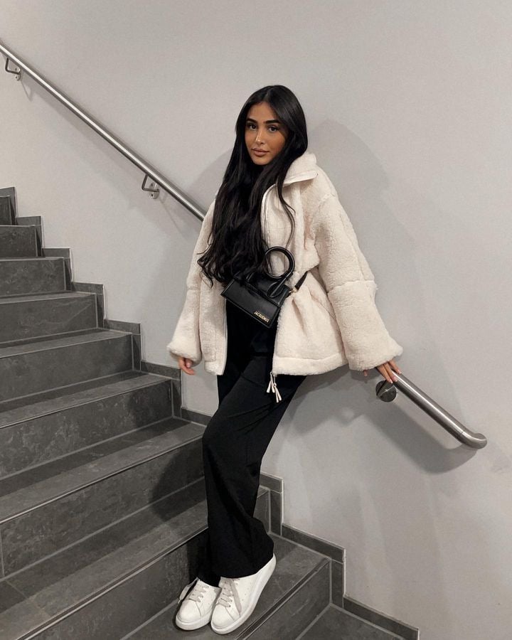 Women's Thick and Warm Loose-Fit Jacket with Double Zipper