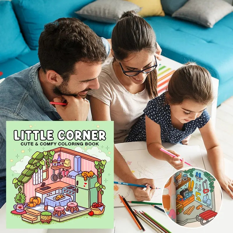 Little Cozy Corner Coloring Book For Adults and Teens