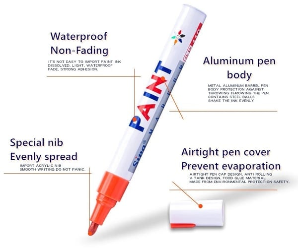 🔥Last day 50% OFF-Waterproof Tire Paint Pen