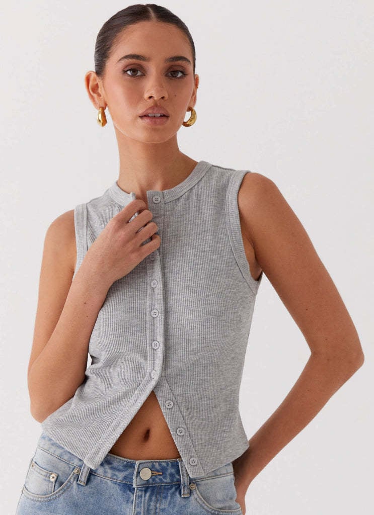 Blair Buttoned Tank Top