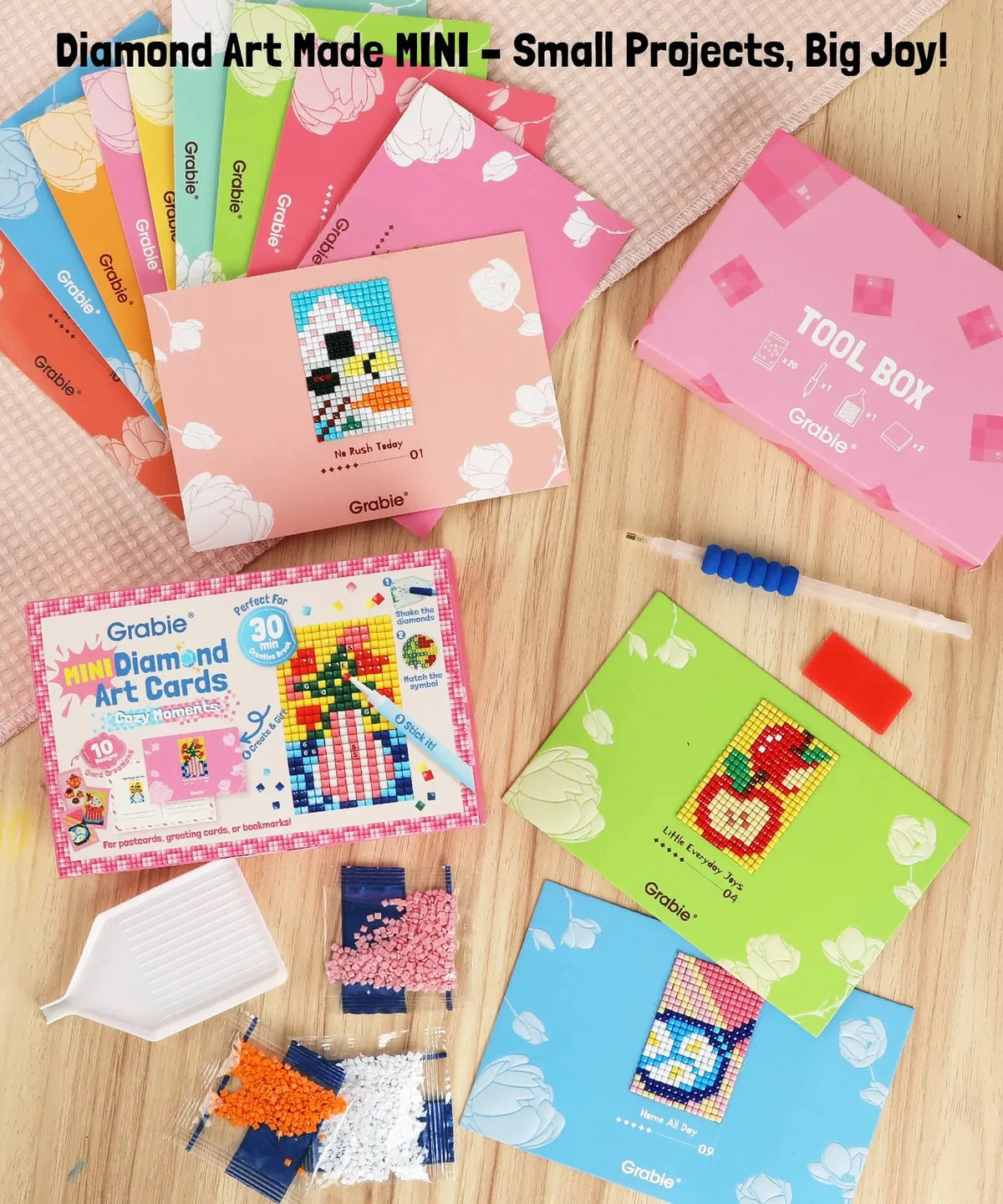 Mini Diamond Art Cards – Create Sparkling Mini Masterpieces in 30 Minutes