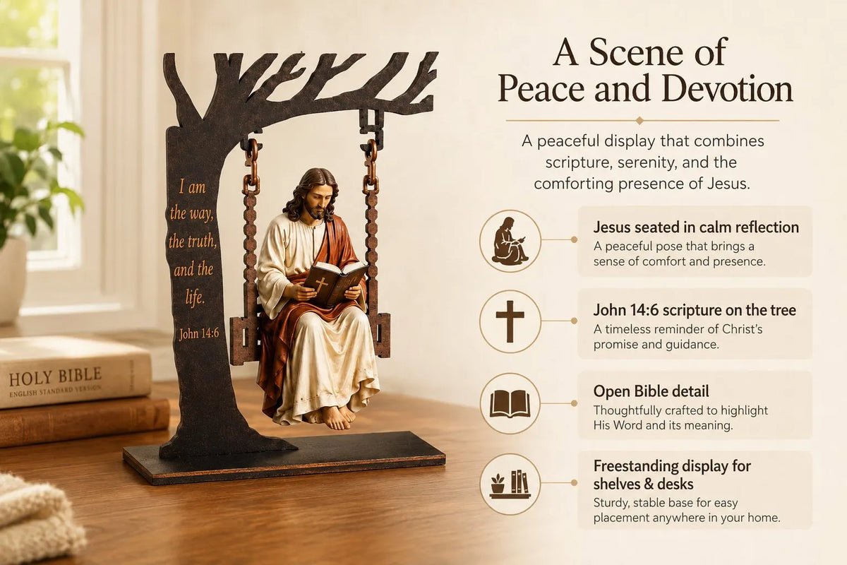 🎉49% OFF - ✝️📚Christian Jesus Swing Ornament