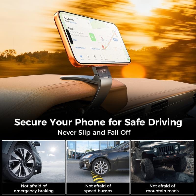 🔥HOT SALE🔥Adjustable Magnetic Car Phone Mount Clip