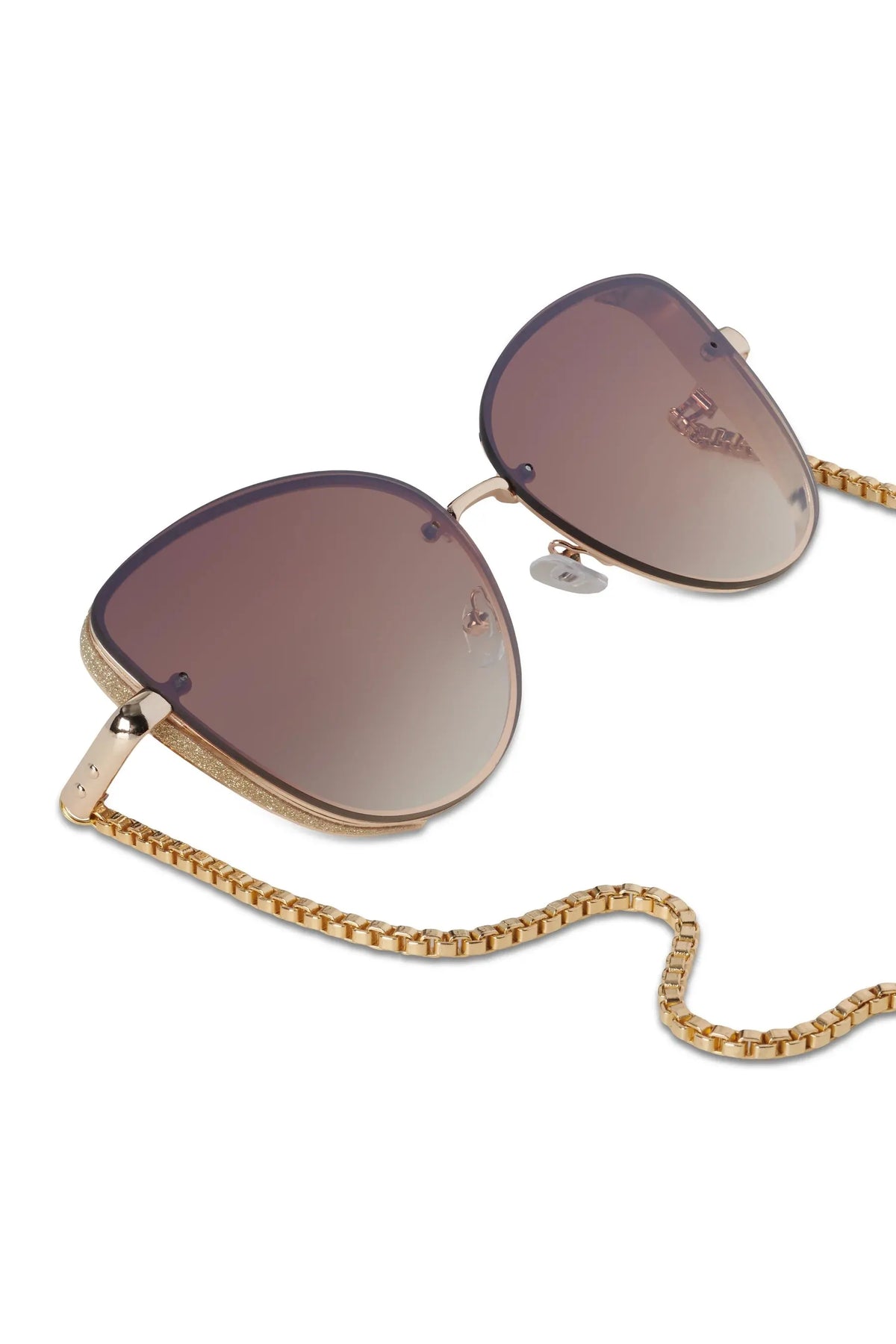 🔥Last Day 49% OFF - 🕶️Chain-Link Crystal Sunglasses
