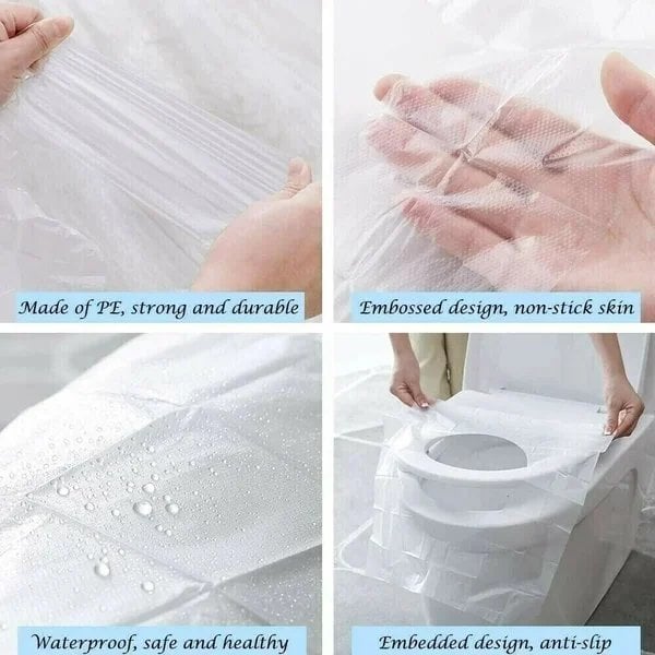 🔥 Disposable Plastic Toilet Seat Cover