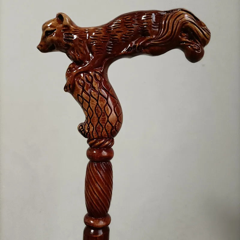 Designer Art Wooden Cane Walking