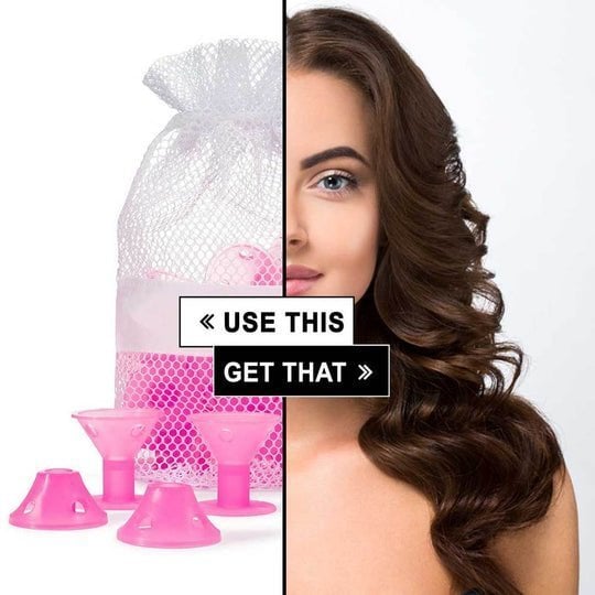 🎁motherr's Day Hot Sale-Heatless Silicone Hair Curlers