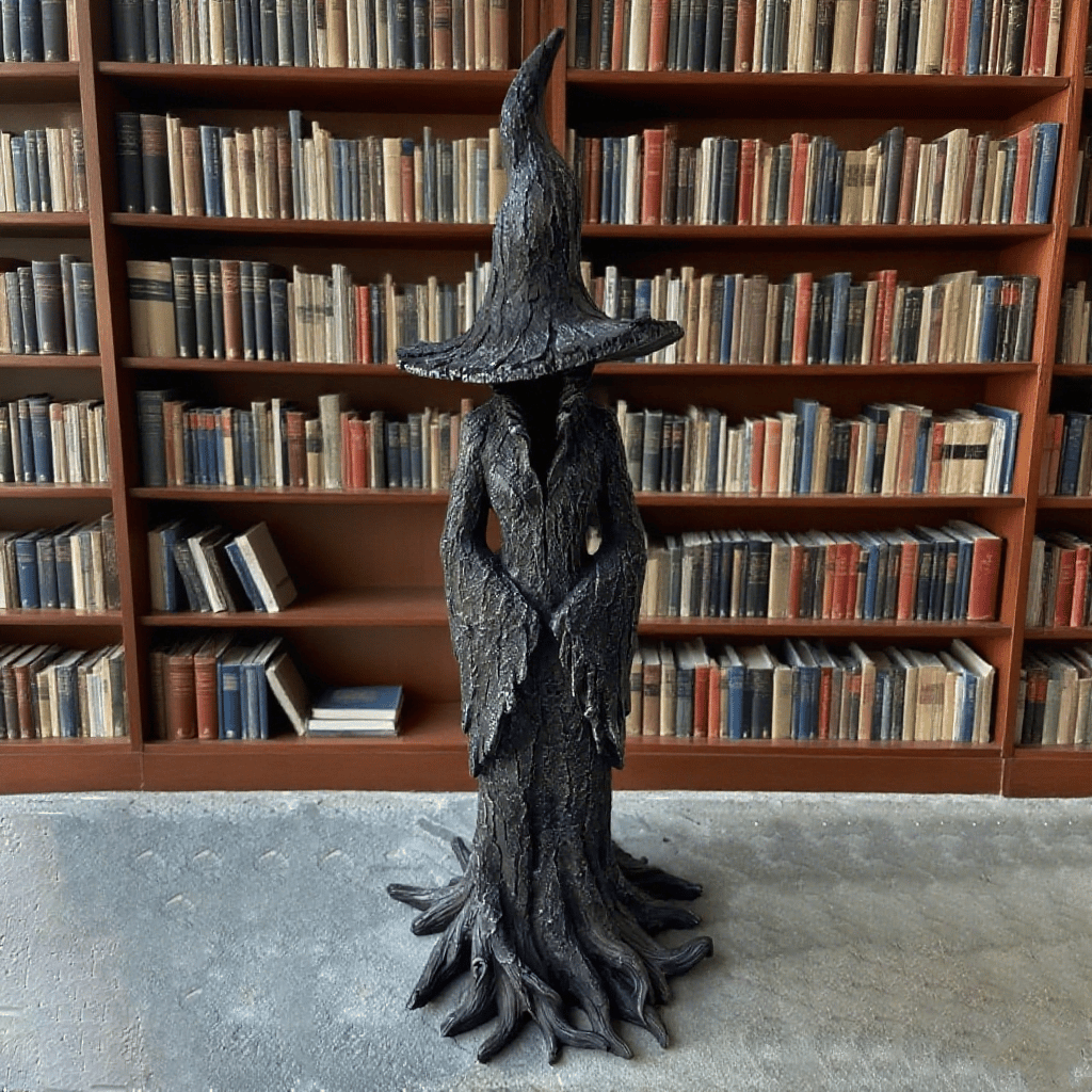 🔥LAST DAY 49% OFF - ❤️‍🔥🧙‍♀️Hand-Painted Enchanting Witch Statue: The Guardian of Your Home (✨Same as in the video)