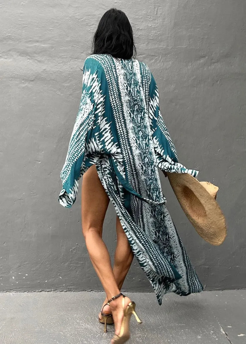 Printed Beach Cover-Up (Buy 2 Free Shipping)