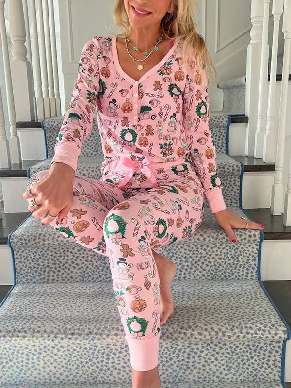 🎄Holiday Cheer Pajama Set (Buy 2 Sets Free Shipping)