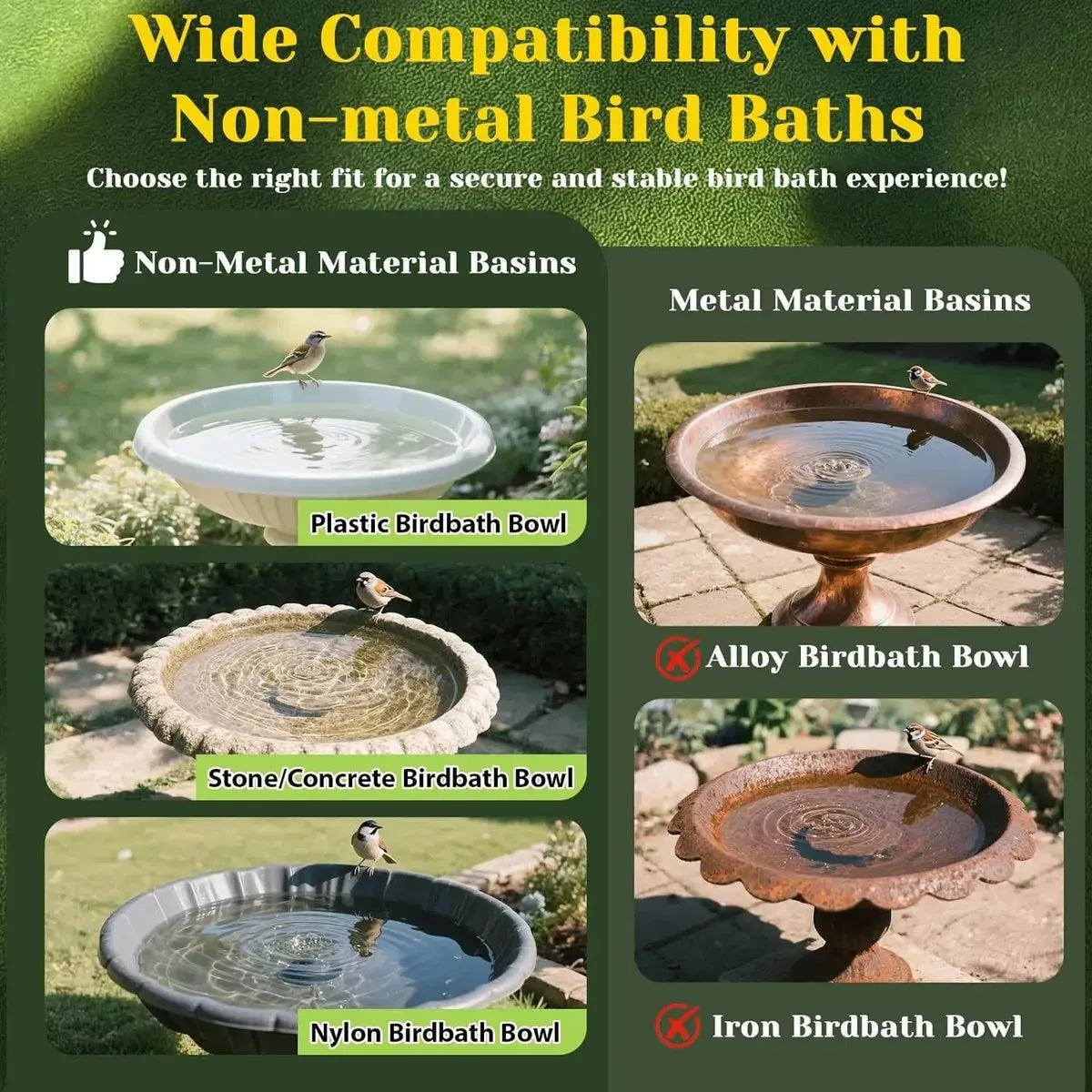 🔥HOT SALE🔥3Pcs Bird Bath Copper Purification Disk