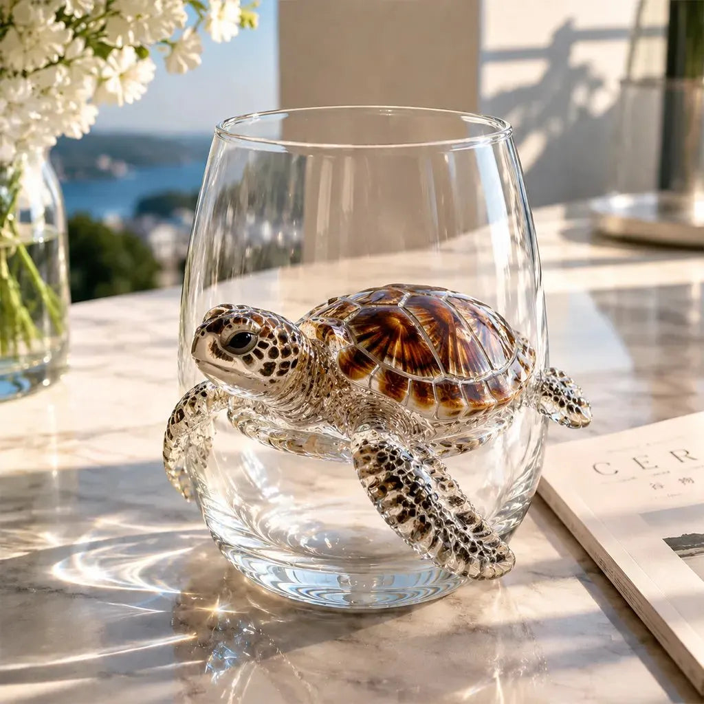 🔥HOT SALE🔥Last Day 49% OFF-🌊Artisanal Blue Ringed Octopus Glassware(300ml)