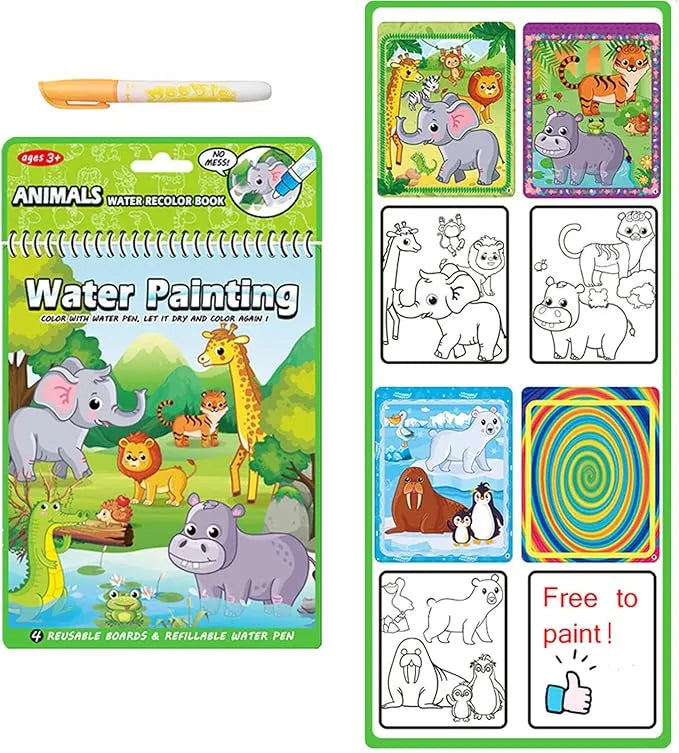 🔥Last 4 hours Sale: Save 50%- Reusable Magic Water Doodle Book