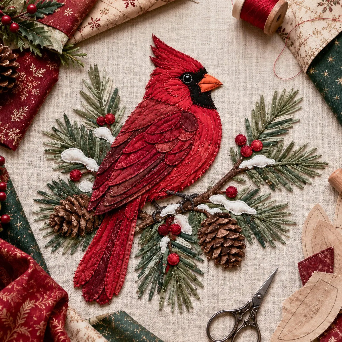 🔥LAST DAY 50% OFF - 🎅Christmas Patchwork Fabric DIY Decor Kit