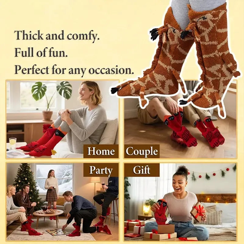 🎉🎅Christmas Pre Sale- 3D Knit Animal Socks