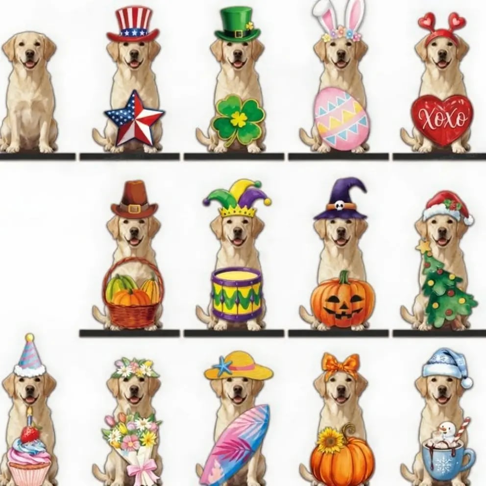 🐣 Easter Special | Interchangeable Wooden Animal Decor