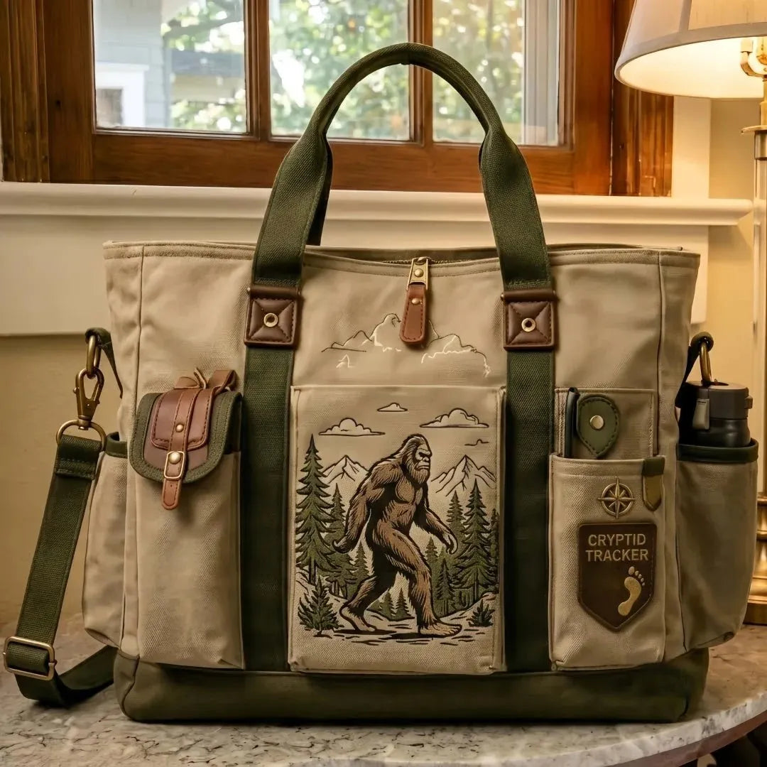 🔥HOT SALE🔥🦶 Bigfoot Wilderness Adventure Multifunctional Tote Bag