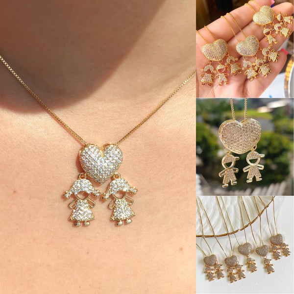 💖Love and my kids - Mother's Love Necklace🎁