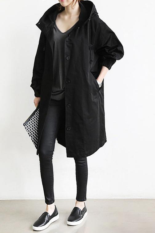 🔥LAST DAY 57% OFF - Hooded Trench Coat (BUY 2 FREE SHIPPING)