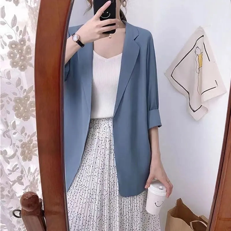 French Chiffon Suit Jacket for Women (Buy 2 free shipping)
