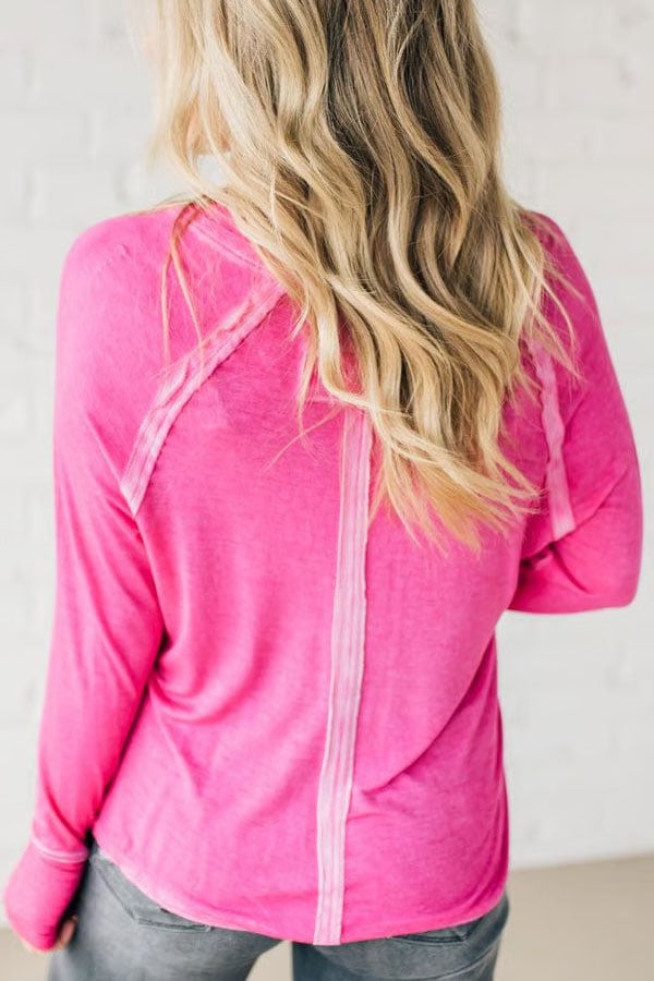 Mineral Wash Thumbhole Tee (Buy 2 Free Shipping)