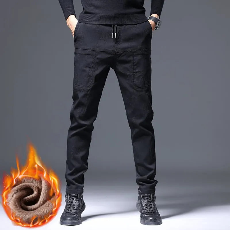 Six-pocket Stretch Casual Pants with Jacquard Pattern (Buy 2 Free Shipping)