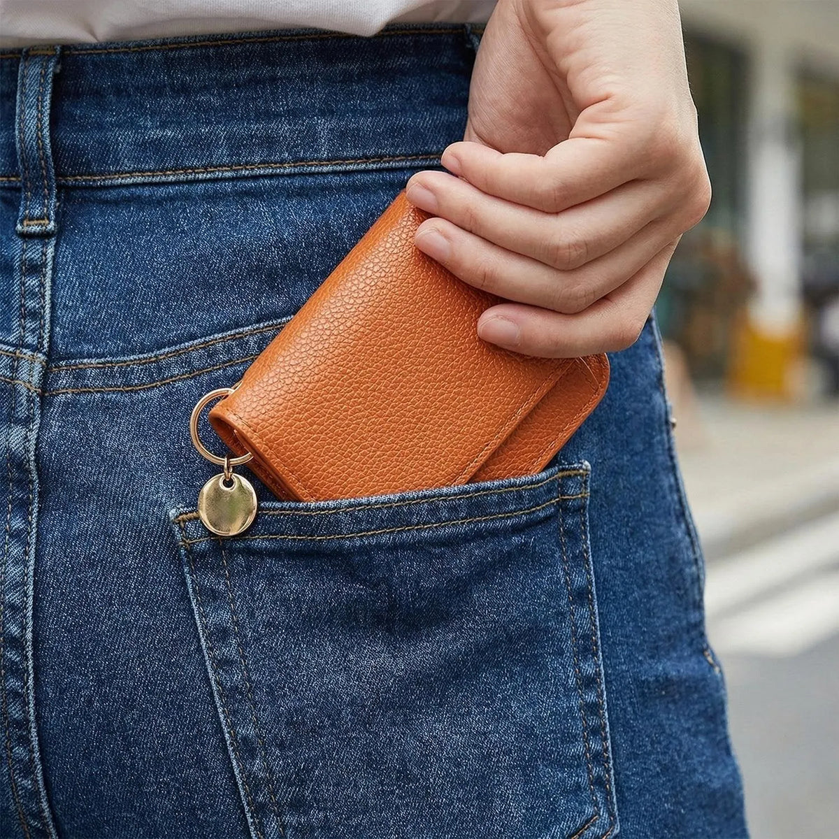 🔥HOT SALE🔥💖Hot 40% OFF🌹RFID Short Wallets for Women – Fashionable Card Holder with Key Ring & Coin Purse