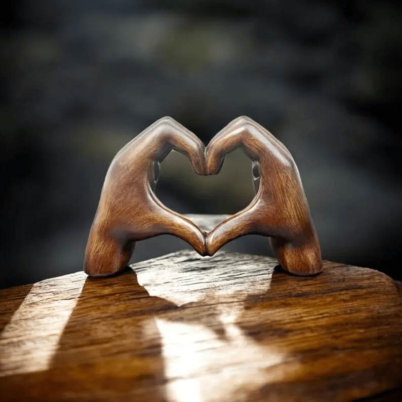 Handmade Heart Statue