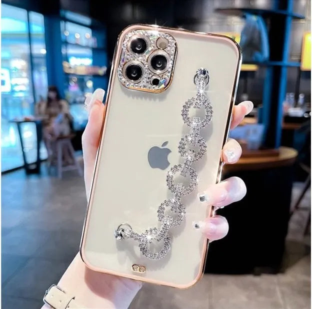 Diamond bracelet phone case✨