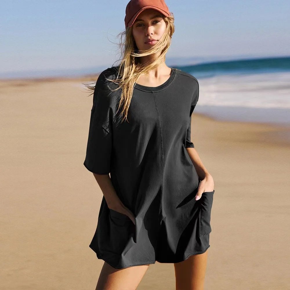 Oversized T-Shirt Romper Jumpsuit✨Buy 2 Free Shipping