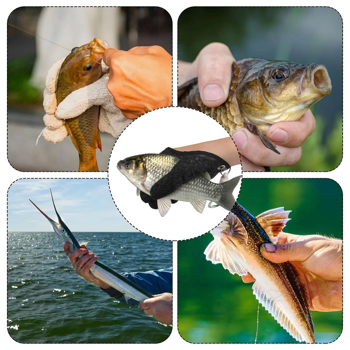 🔥Last 4 hours Sale: Save 50% -Slip Waterproof Fishing Gloves