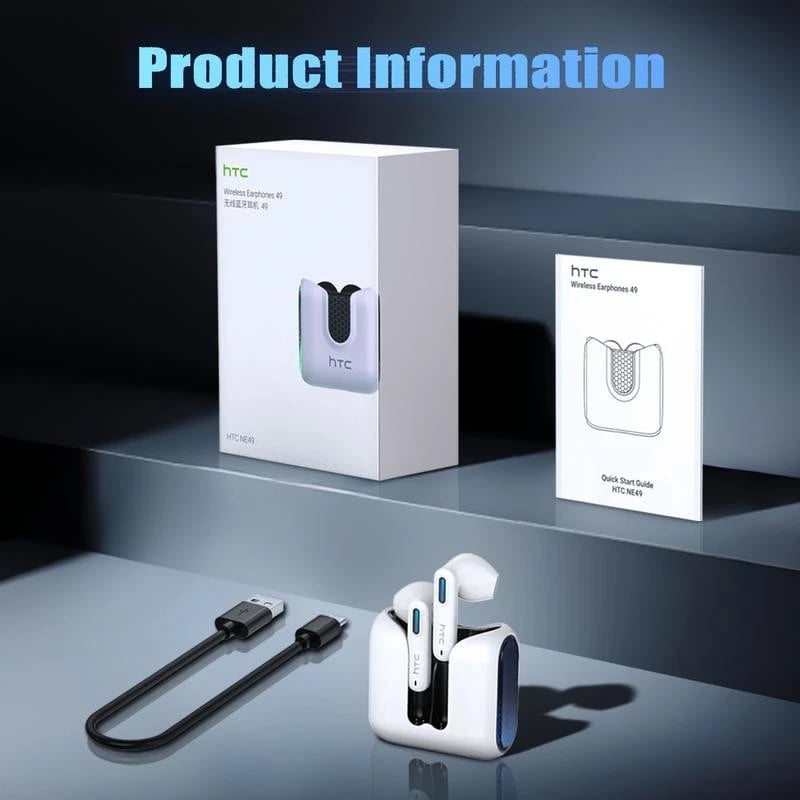 🎉 NE49 Wireless Translation Earbuds Bluetooth 6.0 Gaming Headsets High Fidelity IPX5 Waterproof