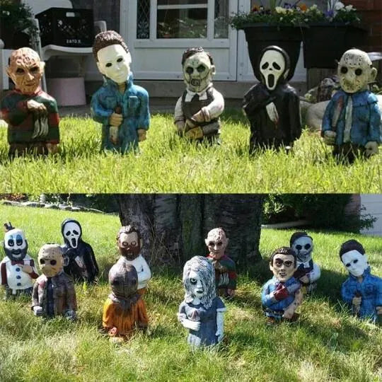 HORROR MOVIE GARDEN GNOMES KILLER