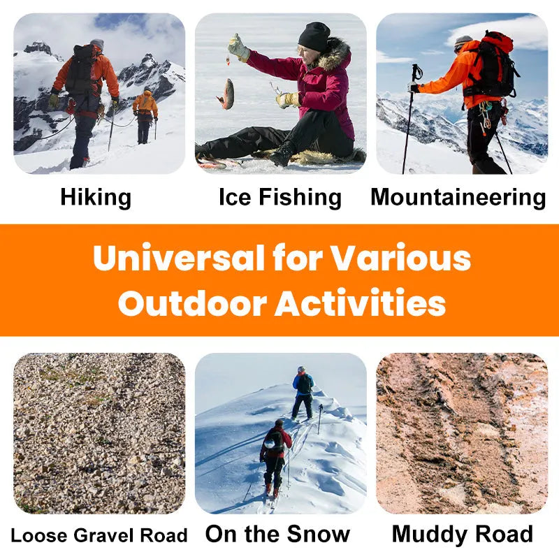 ❄️Hot Sale 49% OFF🔥Anti-Slip Crampons for Outdoor Shoes & Boots❄️