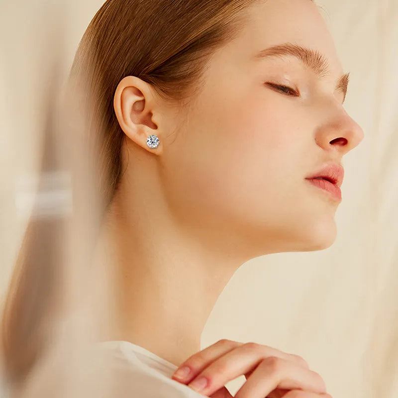 Classic Moissanite Earrings