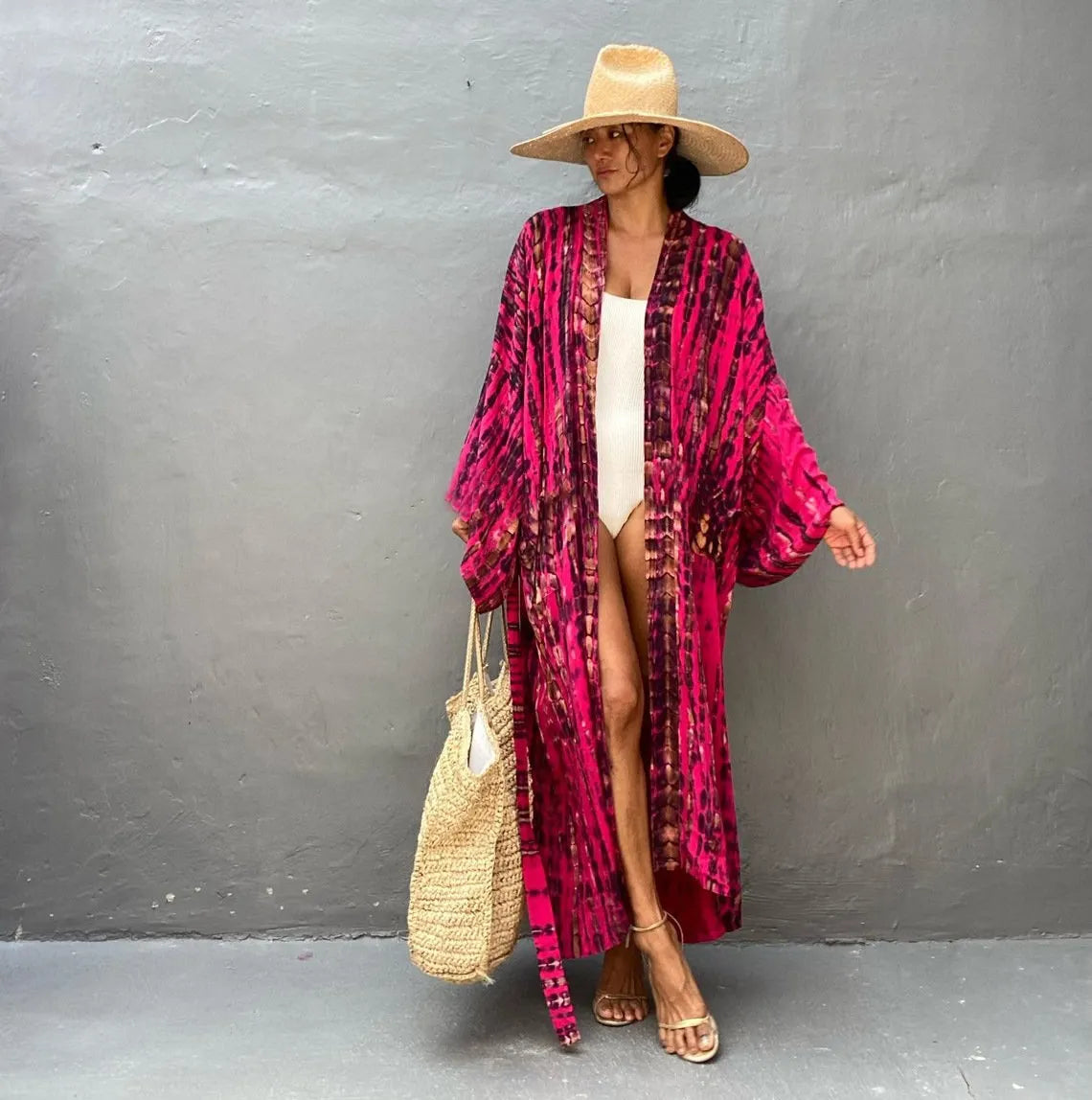 Printed Beach Cover-Up (Buy 2 Free Shipping)