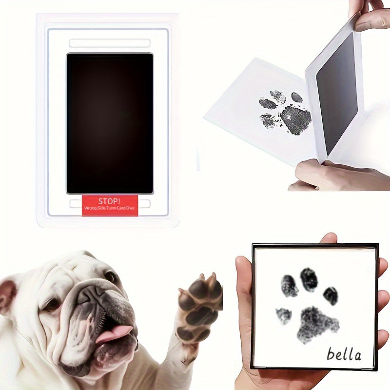 Pet Footprint Rubbing Memorial Album