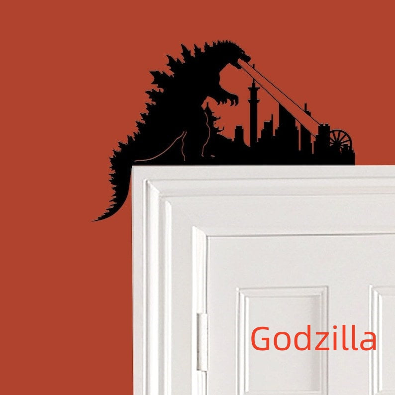 Cute Dragon Metal Door Topper