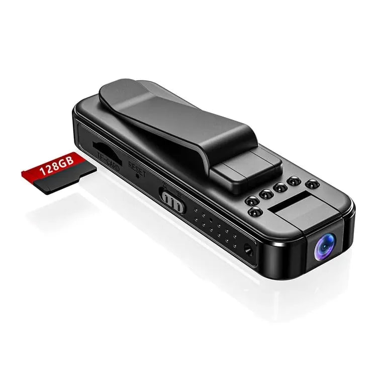 HD 1080P Rechargeable Mini Body Camera(Night Vison+Rotating Lens)
