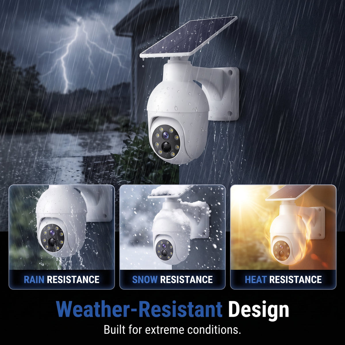 🔥HOT SALE🔥⏰Sale 49% OFF - Solar-Powered Simulated Surveillance Camera Street Light