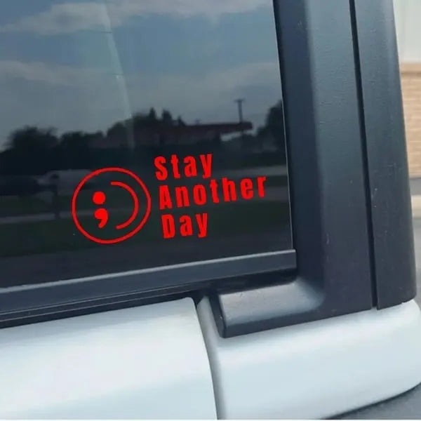 🔥LAST DAY 50% OFF - 🎗️Share Pack❤️ SAD Mental Health Awareness Car Decal (5 Pcs)