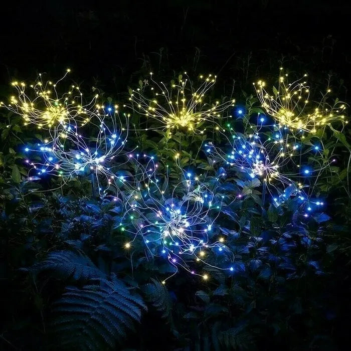 [ 49% OFF Sale Ends In Today]Waterproof  Solar Garden Fireworks Lamp