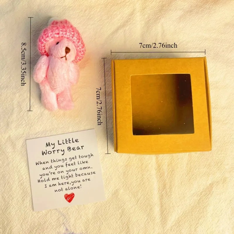 🔥Last Day: BUY 3 GET 1 FREE - 🎁Handmade Mini Plush Teddy Bear in Box