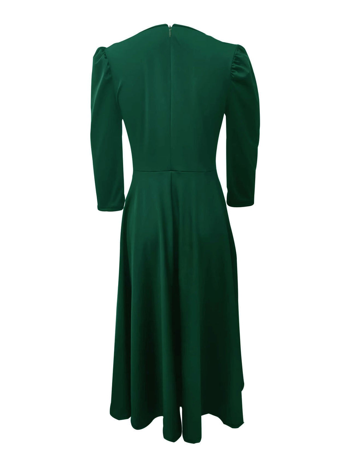🌸Spring Specials💐 Women's V-Neck Pleated Waist-slimming Midi Dress