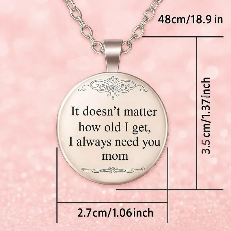 🔥Last Day 50% OFF -🎁“I Need You Mom” Keychain or Necklace