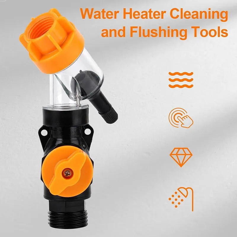 🔥HOT SALE🔥 49% OFF✨Heavy-Duty Water Heater Clog Tool | Chemical-Free Non-Electric Sediment Cleaner for Tanks, Scale Removal Support