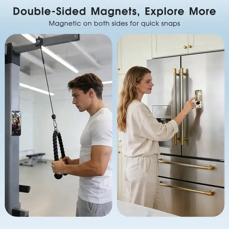 🎉Double-Sided Magnetic Phone Stand Adjustable & Compatible with iPhone 12-17 Series